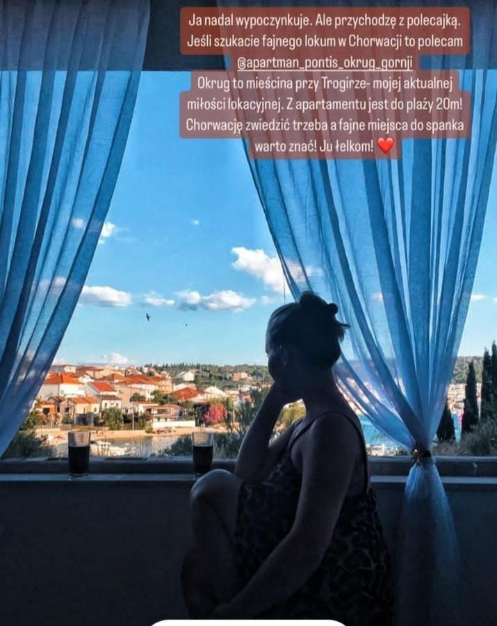 Apartman Pontis Okrug Gornji Trogir Exterior photo